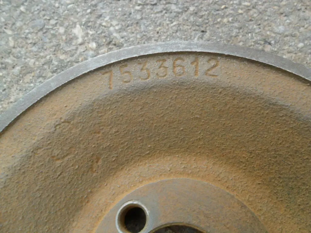 Шкив коленвала фиат, лянча, Fiat 7533612, оригинал 5