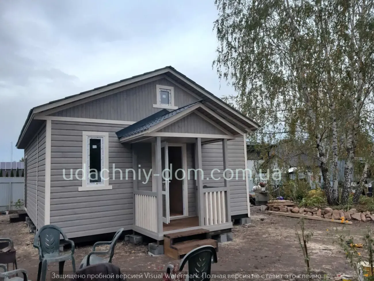 Дачные каркасные домики с доставкой и установкой по Киевской области. 8