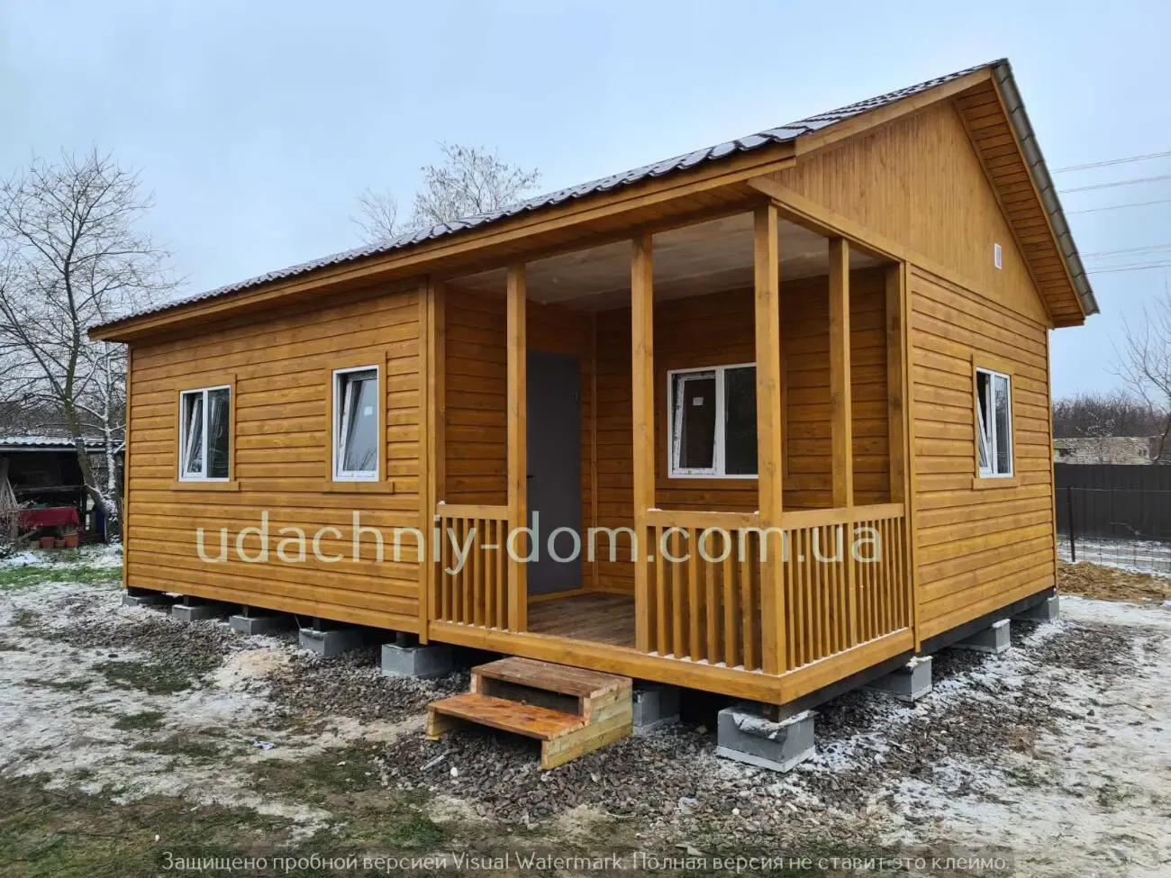 Дачные каркасные домики с доставкой и установкой по Киевской области. 7