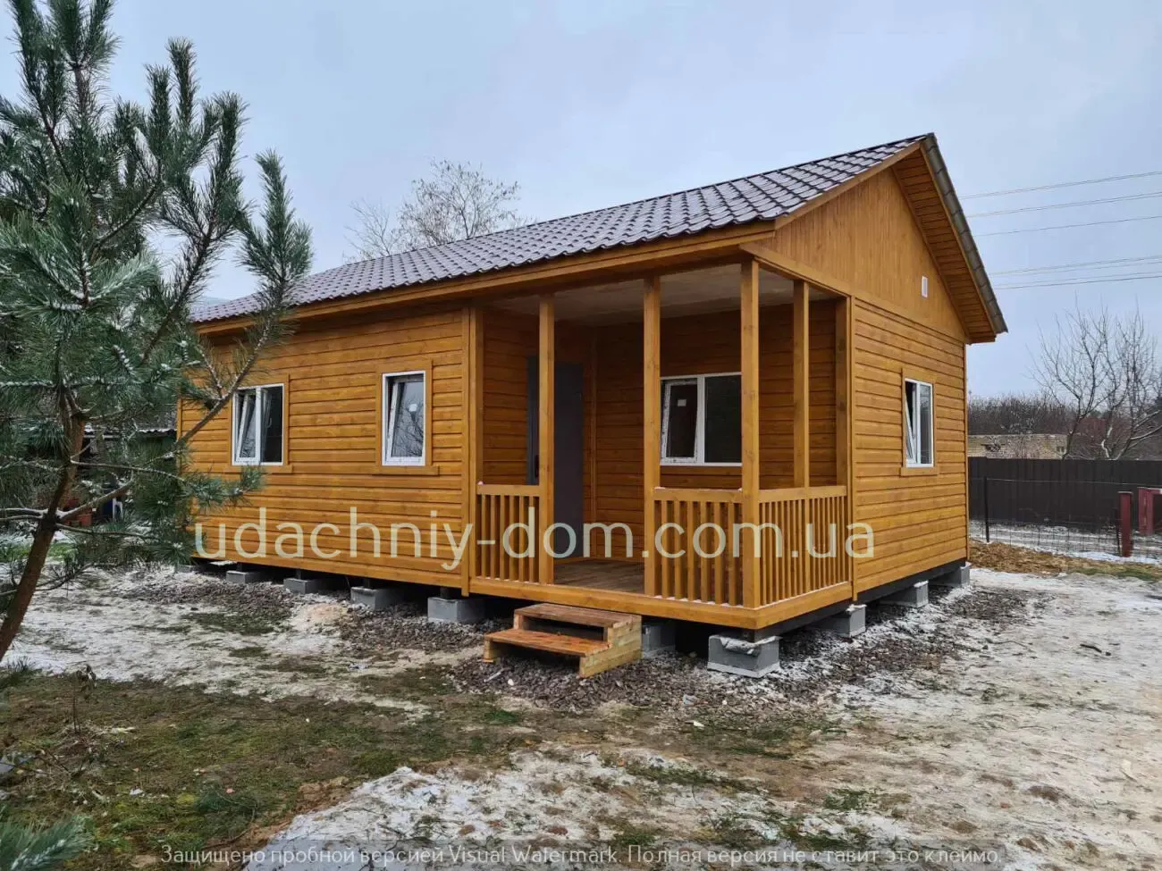 Дачные каркасные домики с доставкой и установкой по Киевской области. 9