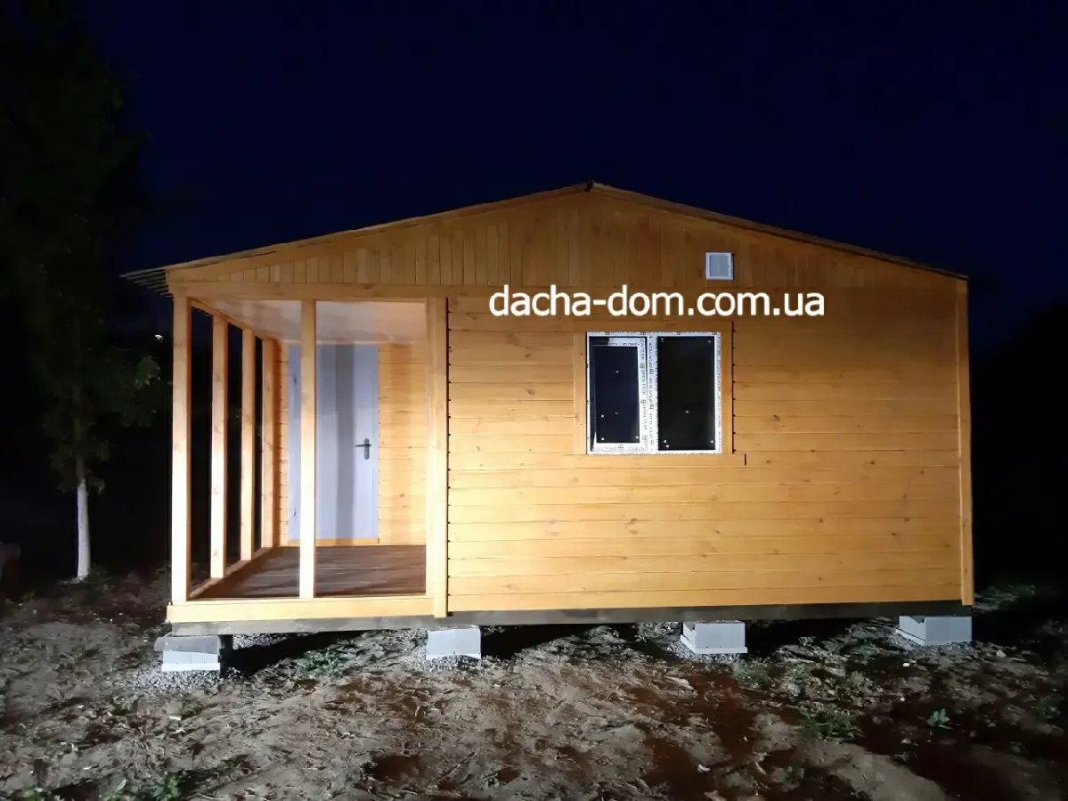Дачные каркасные домики с доставкой и установкой по Киевской области. 3