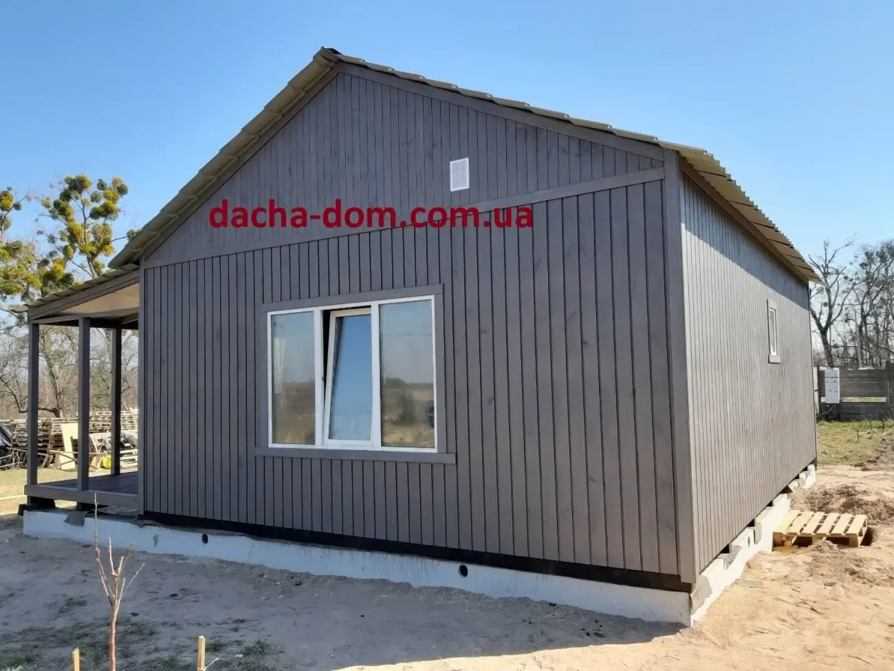 Дачные каркасные домики с доставкой и установкой по Киевской области. 10