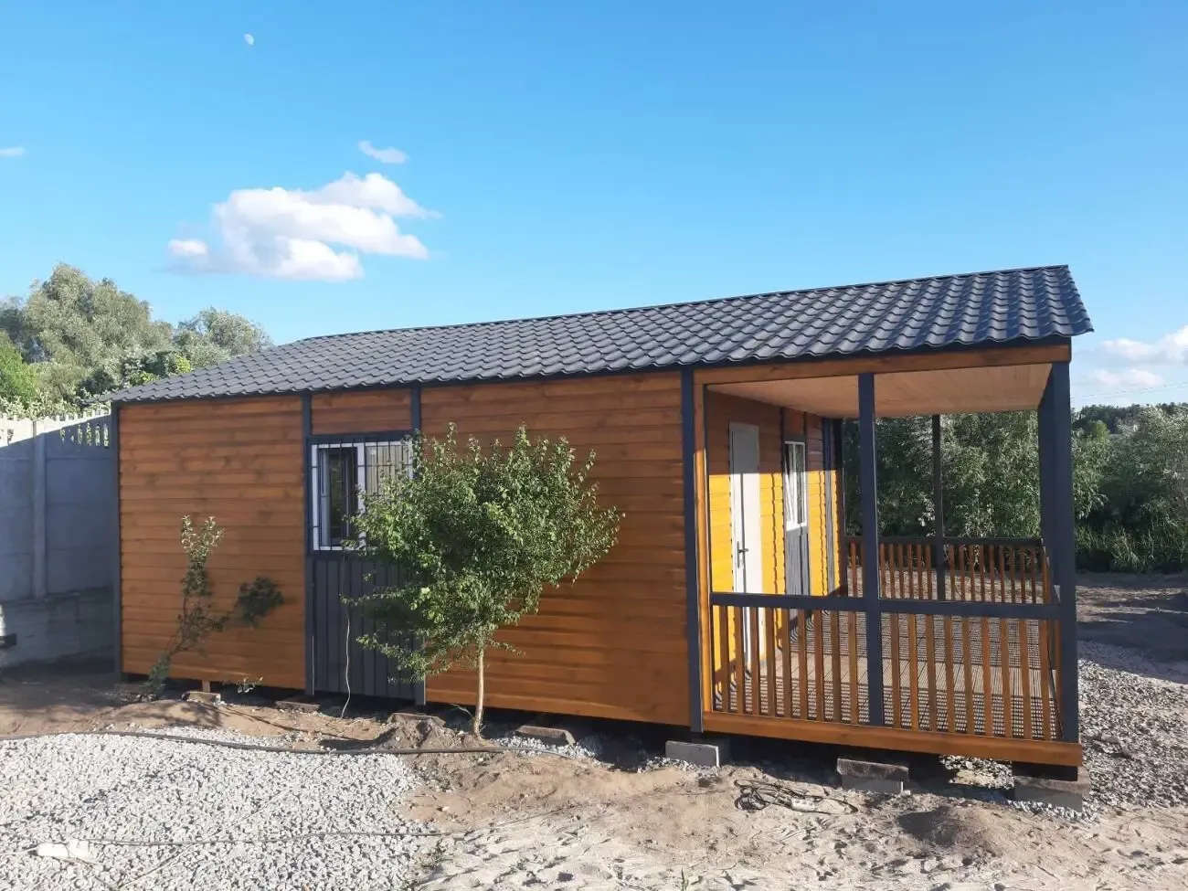 Дачные каркасные домики с доставкой и установкой по Киевской области. 2