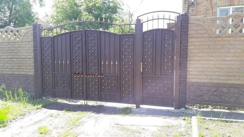 Кованые ворота. 6