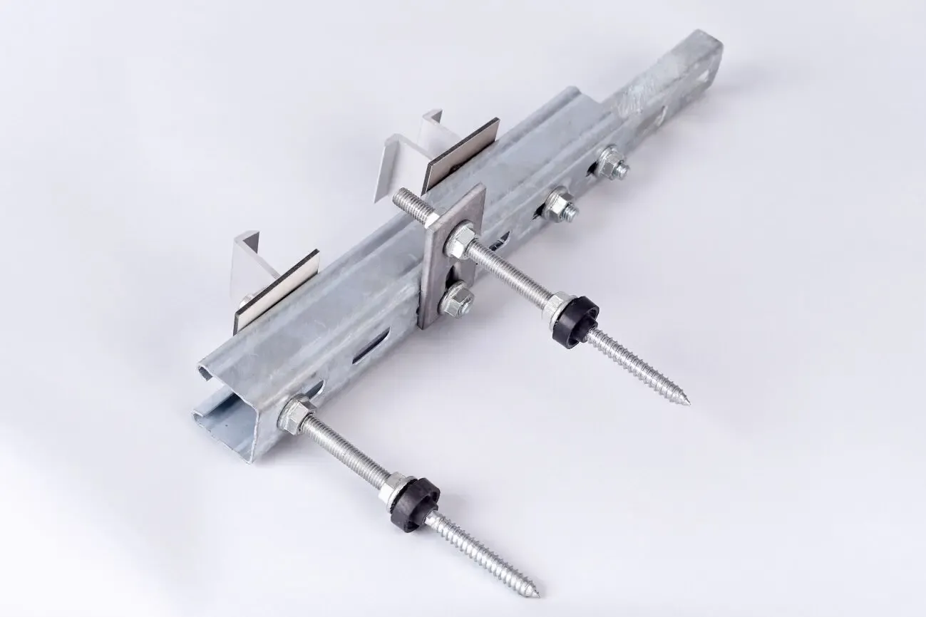 Профиль монтажный оцинкованный для крепления солнечных панелей 6