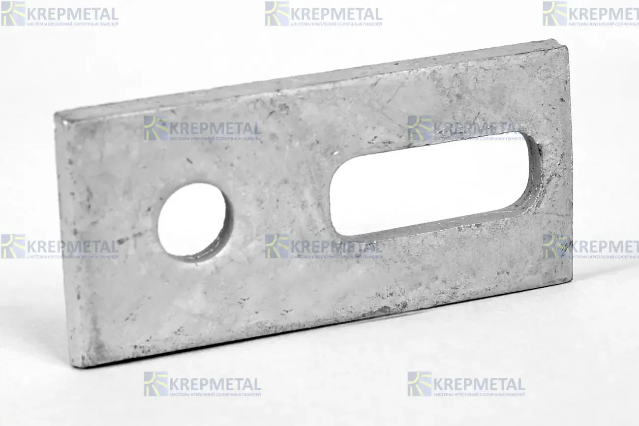 Пластина монтажная для винта-шурупа для крепление солнечных панелей