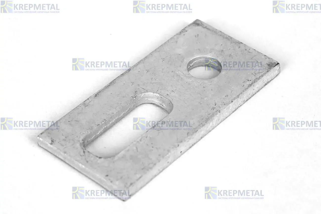Пластина монтажная для винта-шурупа для крепление солнечных панелей 3