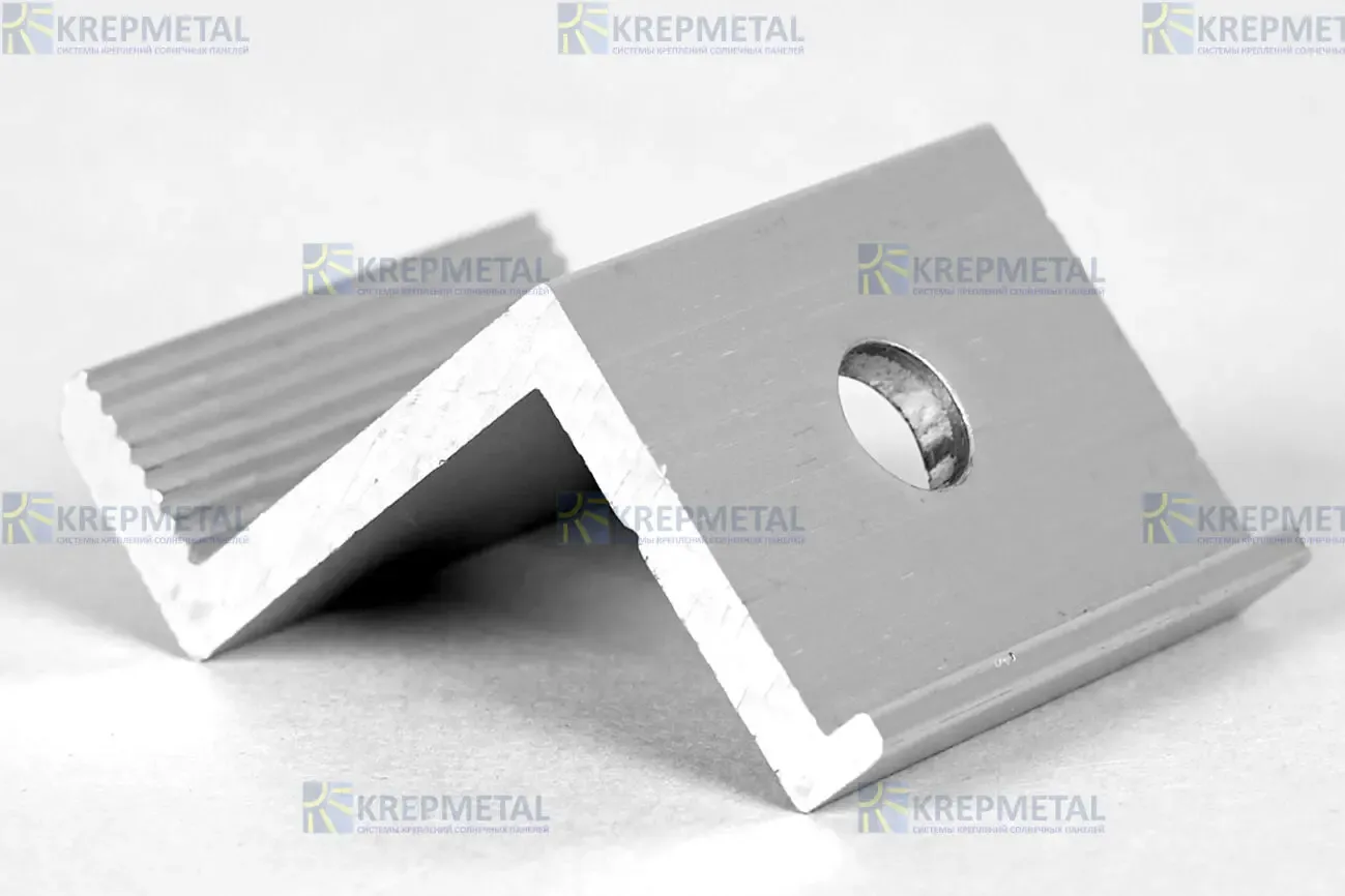 Прижим крайний Z-образный для крепления панелей 35 мм или 40 мм 4