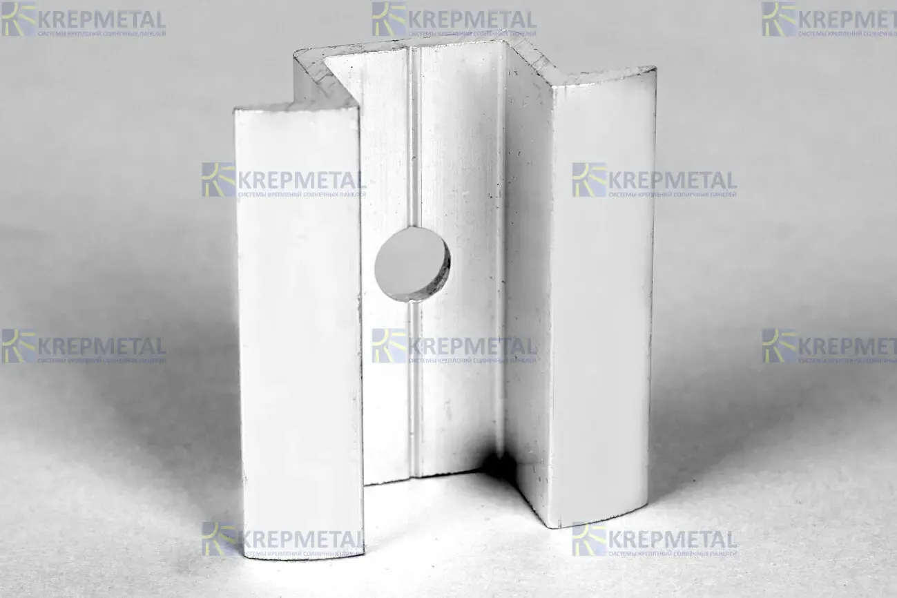 Прижим средний U-образный универсальн. для крепления солнечных панелей 3