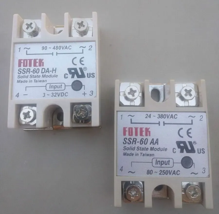 Реле твердотельное Ssr-40Аa Ssr-40Аa-h Ssr-40da-h Ssr-60da-h Fotek 3