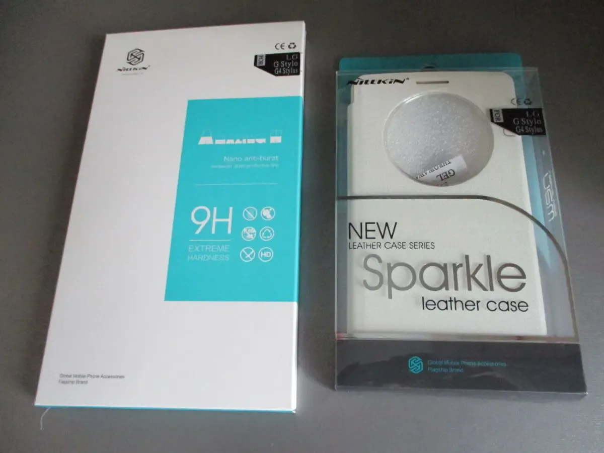 Чехол книжка Nillkin для Lg G4 Stylus / Lg G Stylo защитное стекло 2