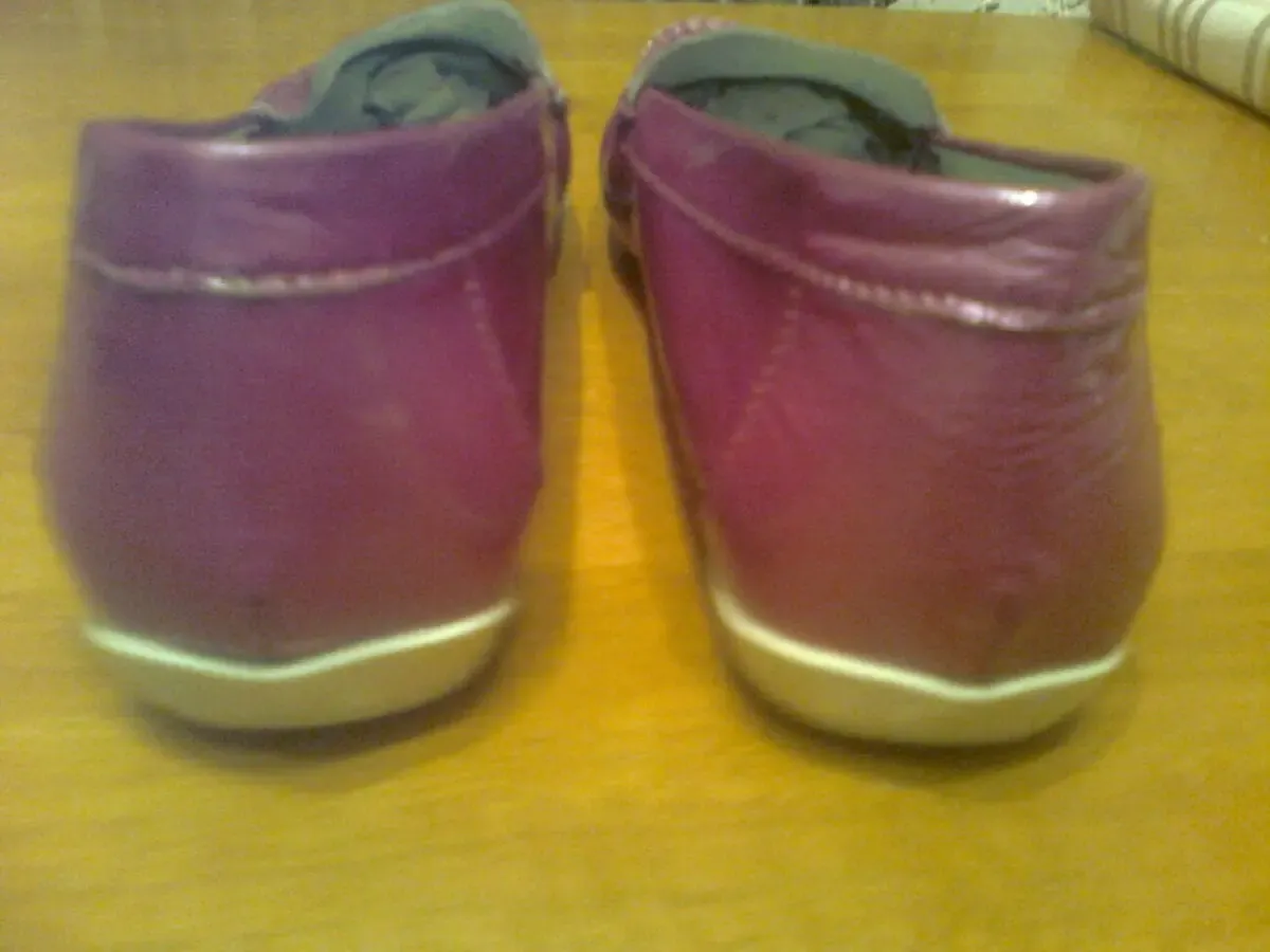 Стильные лаковые розово-малиновые мокасины.ИТАЛИЯ. Новые.р.37.Ботич. 6