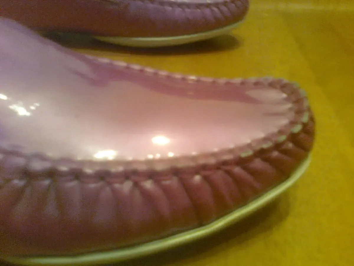 Стильные лаковые розово-малиновые мокасины.ИТАЛИЯ. Новые.р.37.Ботич. 3