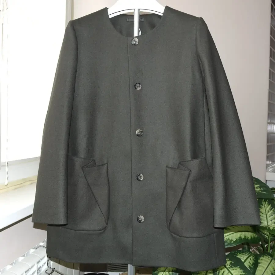 Полупальто Cos шерстяное кашемировое пальто 73% шерсть 5% кашемир 6