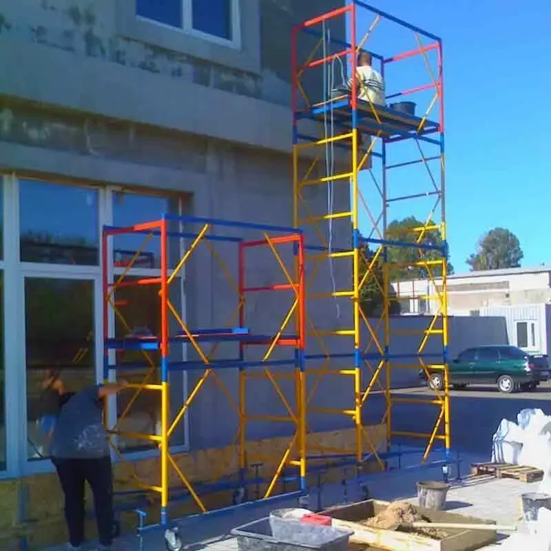 Вышка тура передвижная 1+1,1,6 х 0,8 рабочая h 3,6 м. 4