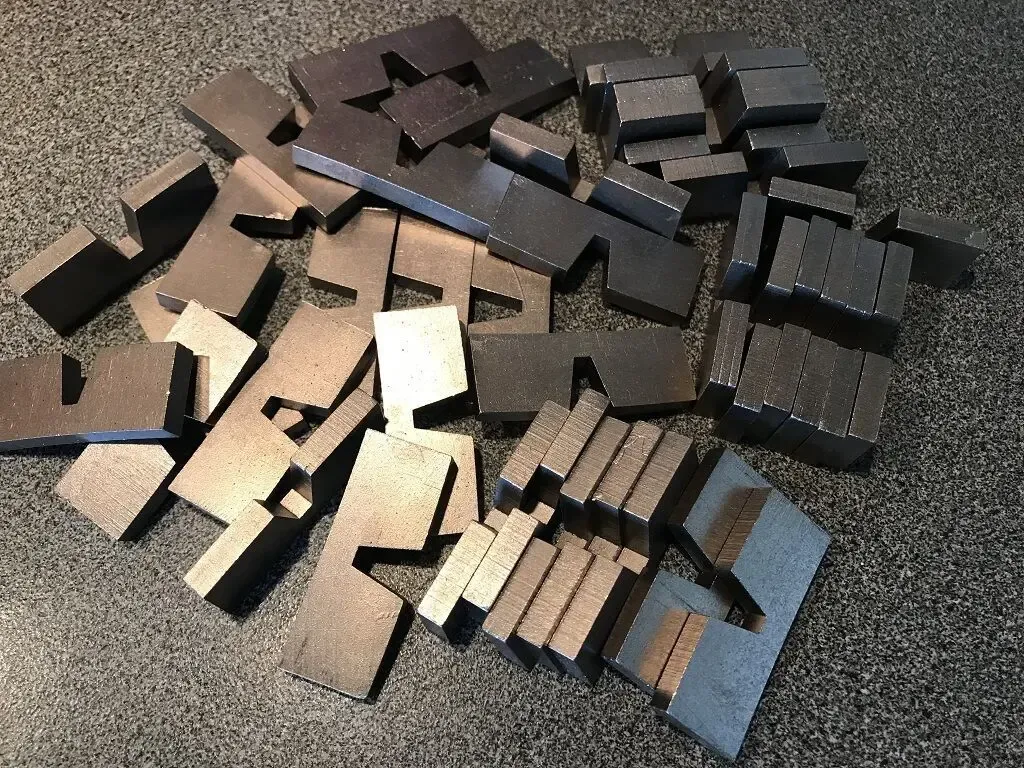 Сегменты алмазные для дисков по бетону 800 мм. 2