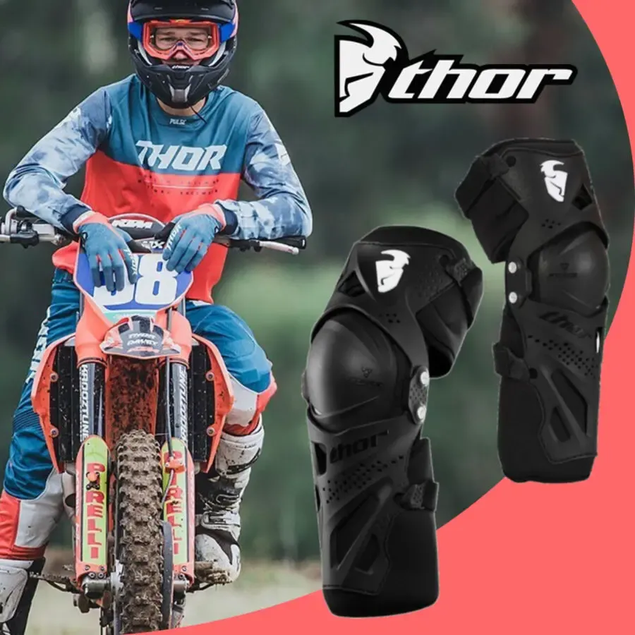 Мотонаколенники Thor Force Xp. шарнирные мото наколенники New оригинал
