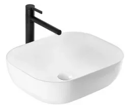 Умывальник на столешницу Rea Belinda White Mat 46.5 см.