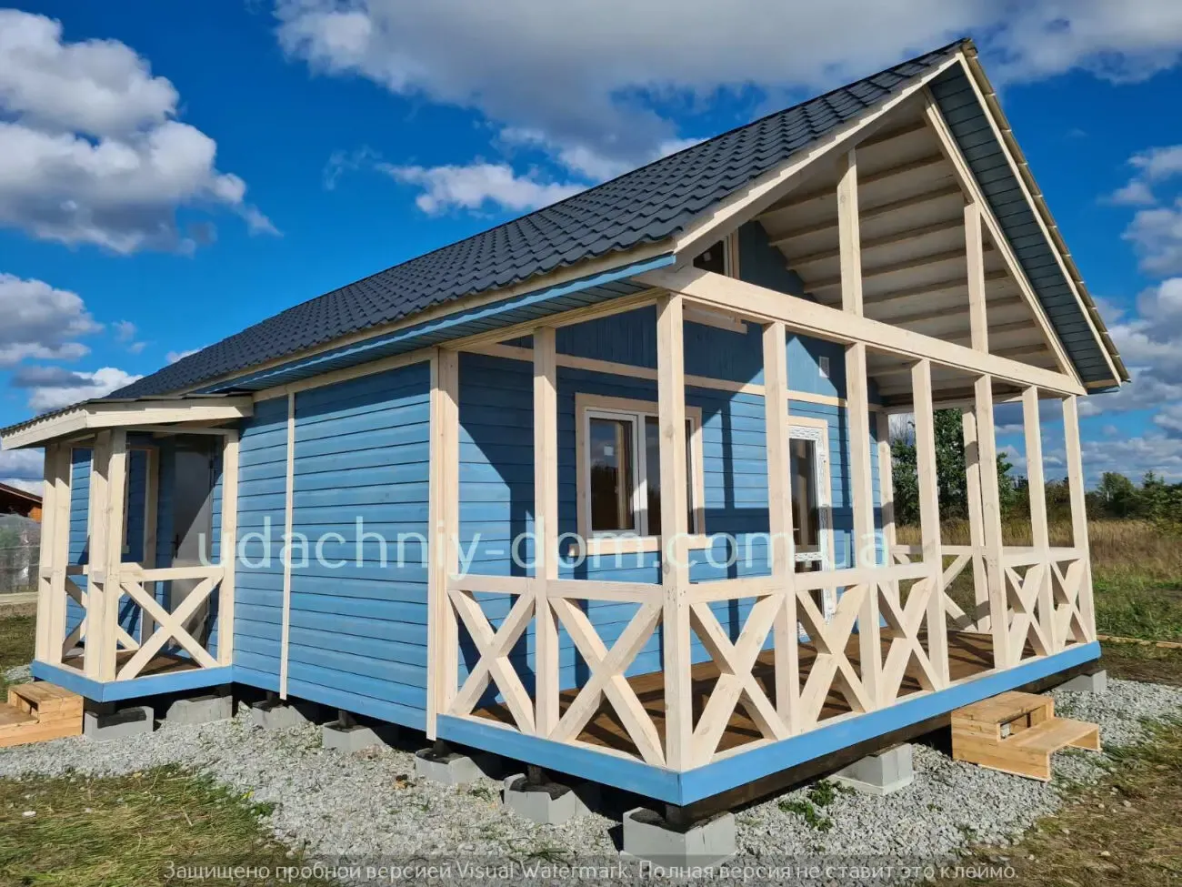 Дачные,садовые,каркасные домики!Так должна выглядеть терраса! 7