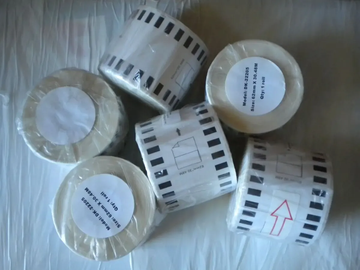 Термопапір Dk 22205 Top хороша якість хорошее качество для Brother Ql