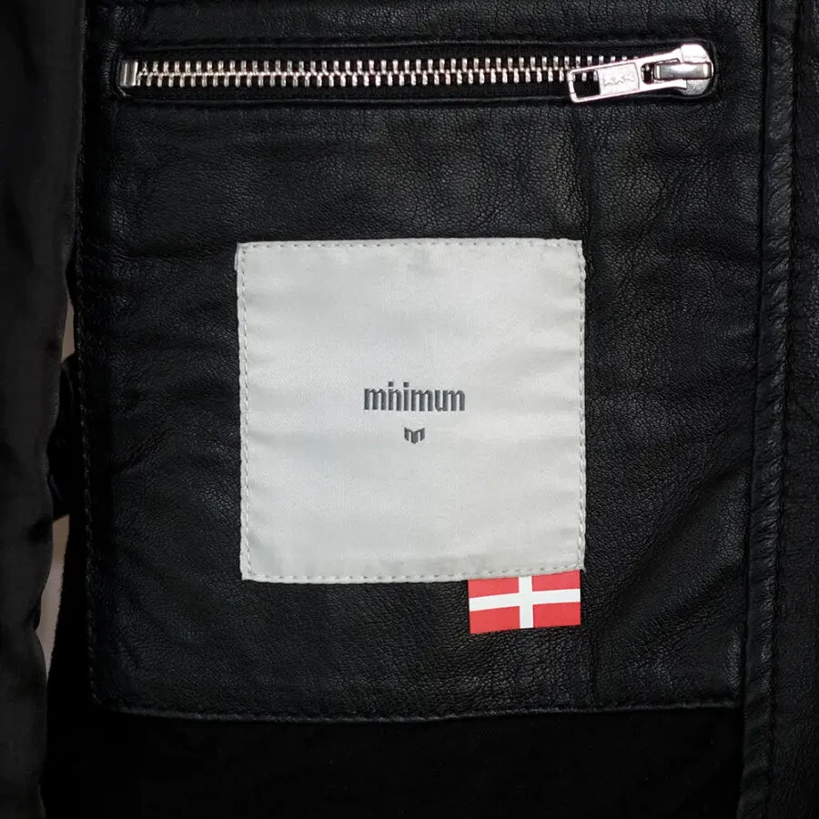 Minimum 100% кожа мужская кожаная куртка бомбер пилот демисезон 10