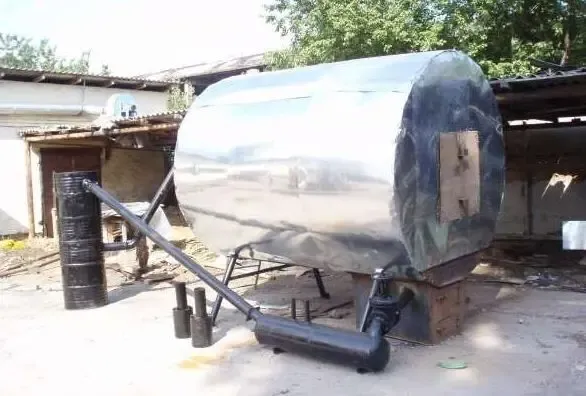 Углевыжигательная  пиролизная печь УП -эко. 4