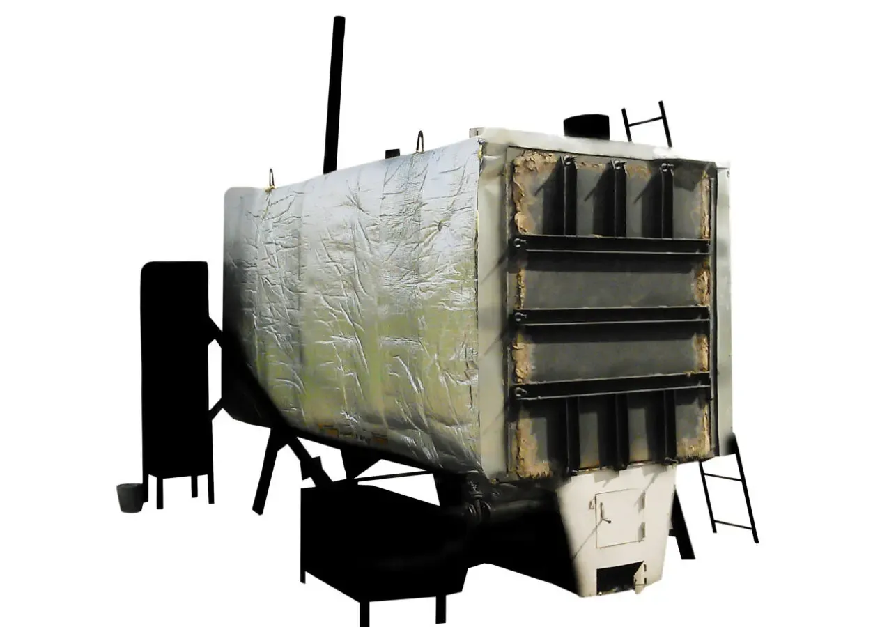 Углевыжигательная  пиролизная печь УП -эко. 2