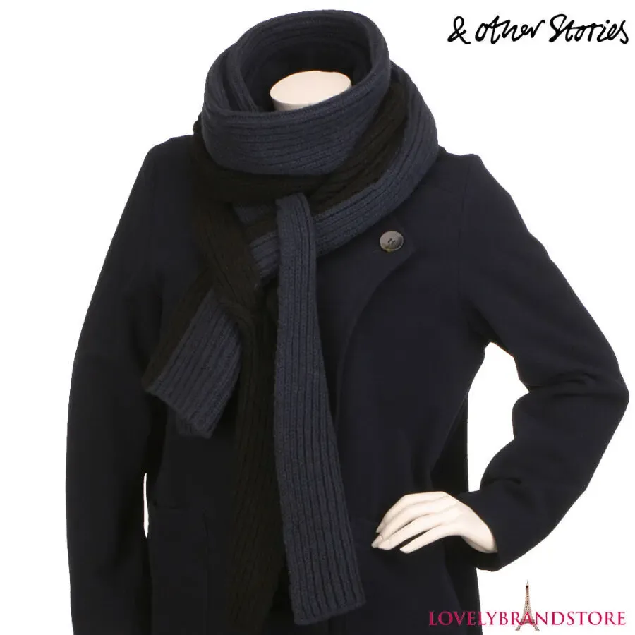 Other Stories 94% шерсть 6% кашемир шерстяной шарф вязаный длинный 3