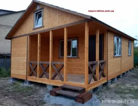 Доступные дачные домики из дерева. Хорошая скидка при заказе