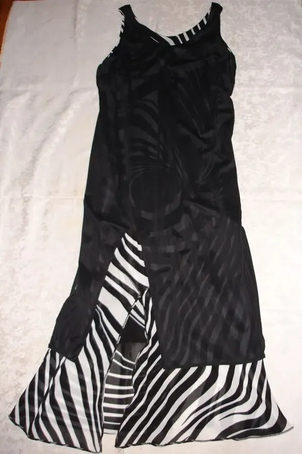 Платье/плаття/сукня 48-50 р.,wallis. біло-чорне, літнє, довге, ефектне 7