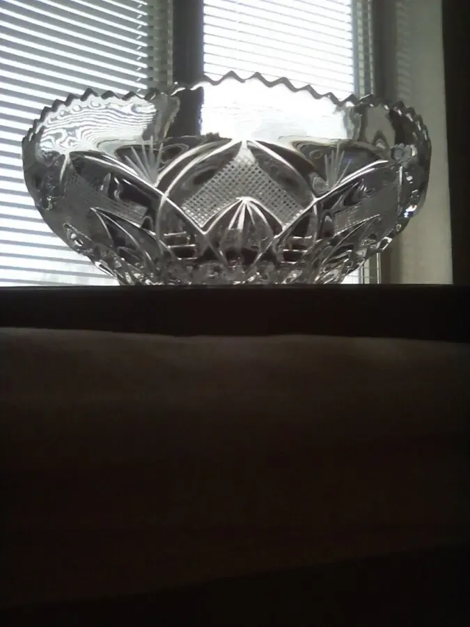 Ваза хрустальная салатница конфетница,2 штуки разных размеров 4