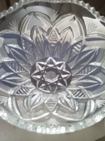 Ваза хрустальная салатница конфетница,2 штуки разных размеров