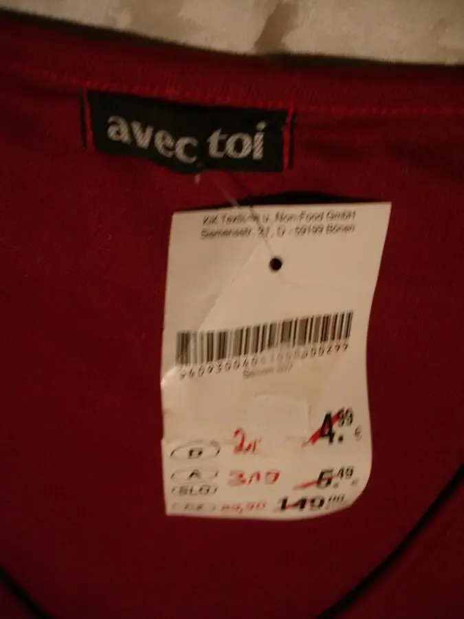 Кофта/светр 42 р., новий, бордовий, довгий рукав, ефектний, для дівчат 3