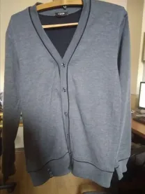 Мужской кардиган Fibak, размер Xl, серого цвета