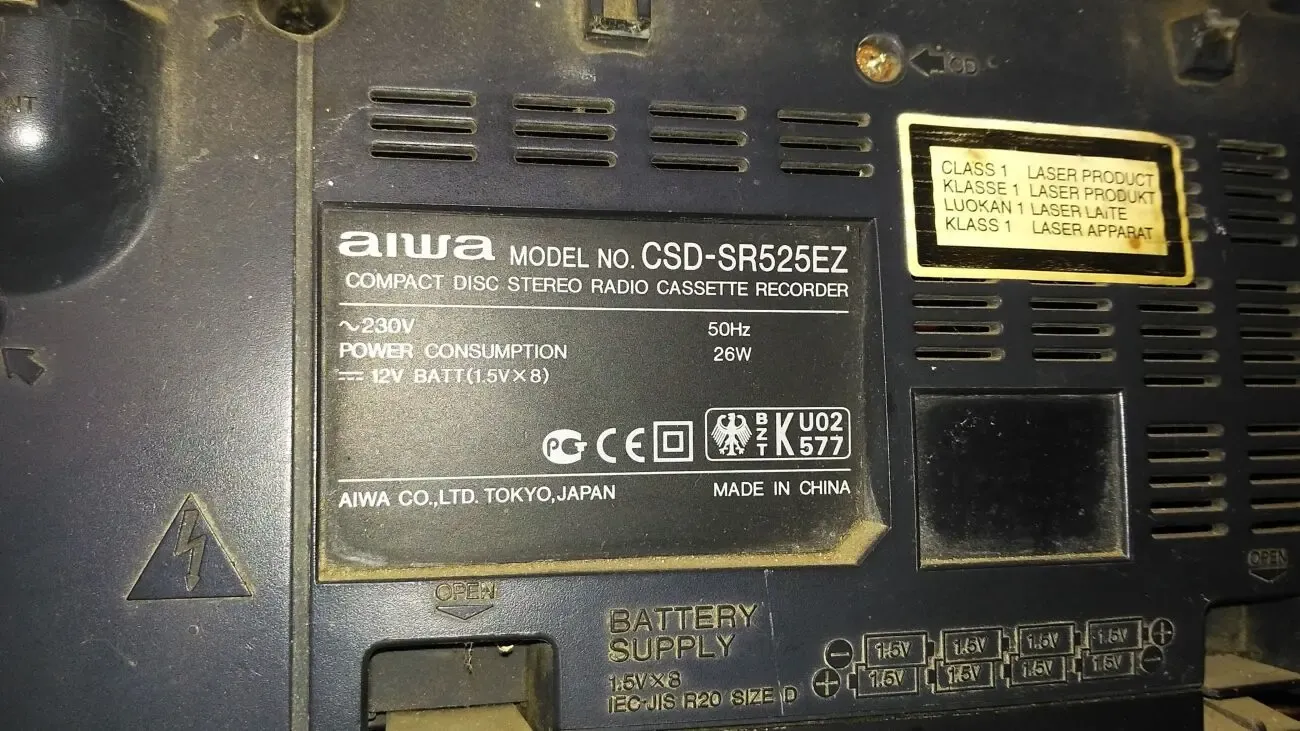 Продам пульт Aiwa Csd-sr 525 Ez 4