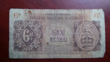 6 пенсе 1943 года