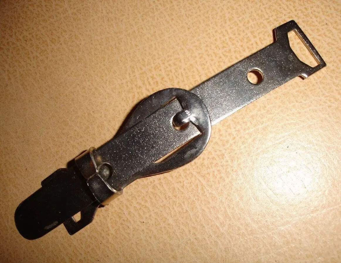 Пряжка металева на ремінь/пояс шир. до 2 см; нова; срср; три деталі 3