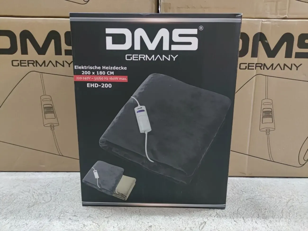 Электрическое одеяло,плед DMS EHD-200 XXL 200х180см Germany