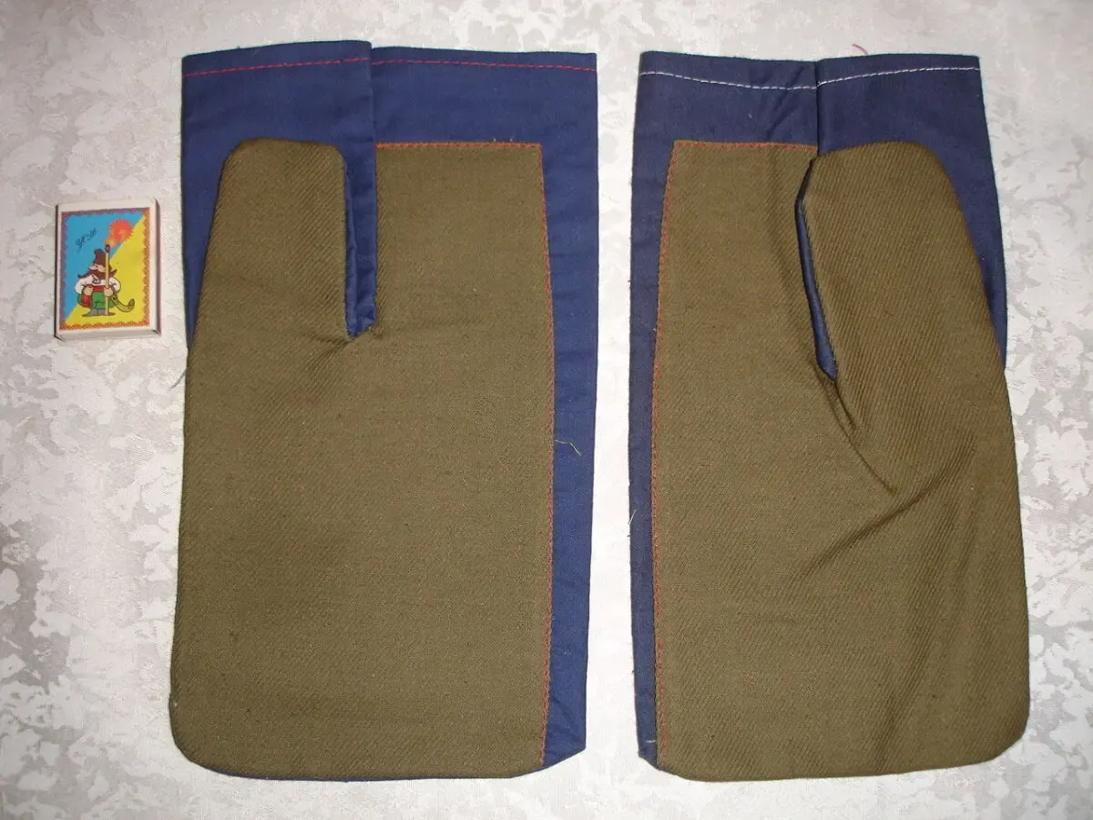 Перчатки/рукавиці робочі на один палець; міцні; нові; будівельні 2