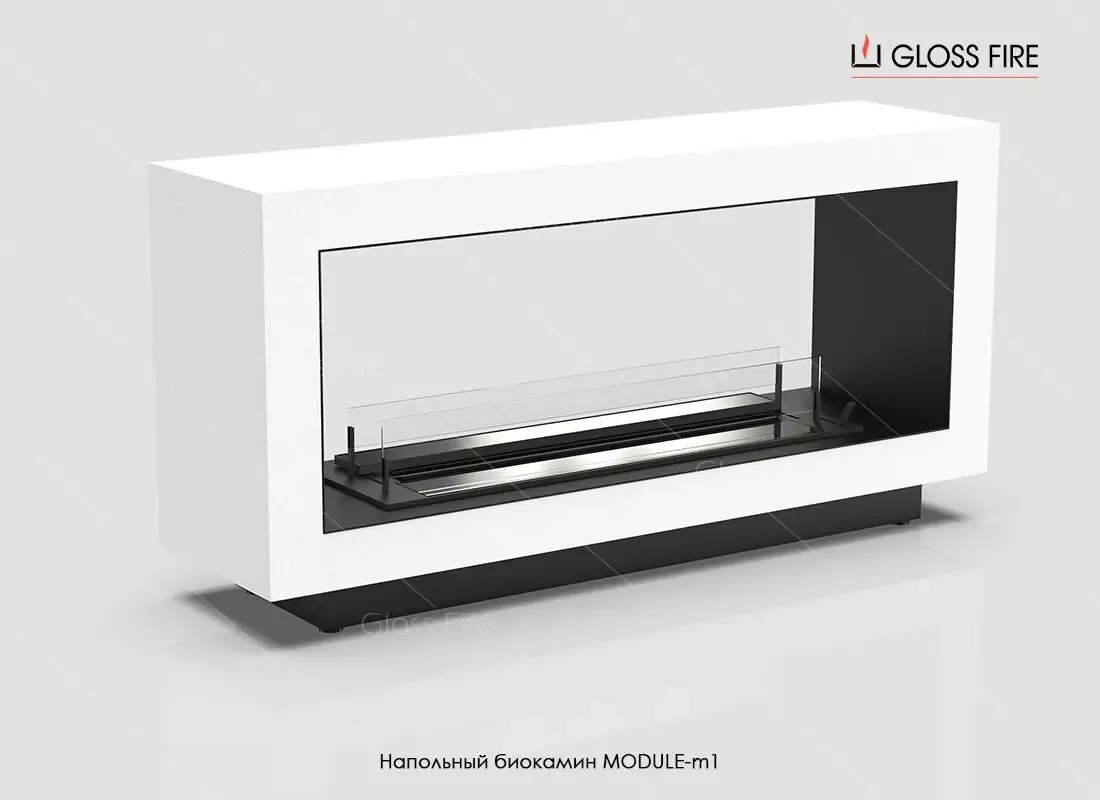 Напольный биокамин Module-m1 тм Gloss Fire 2
