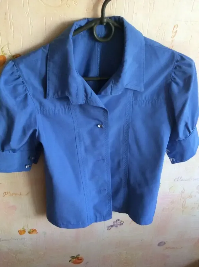 Школьная рубашка на девочку 3