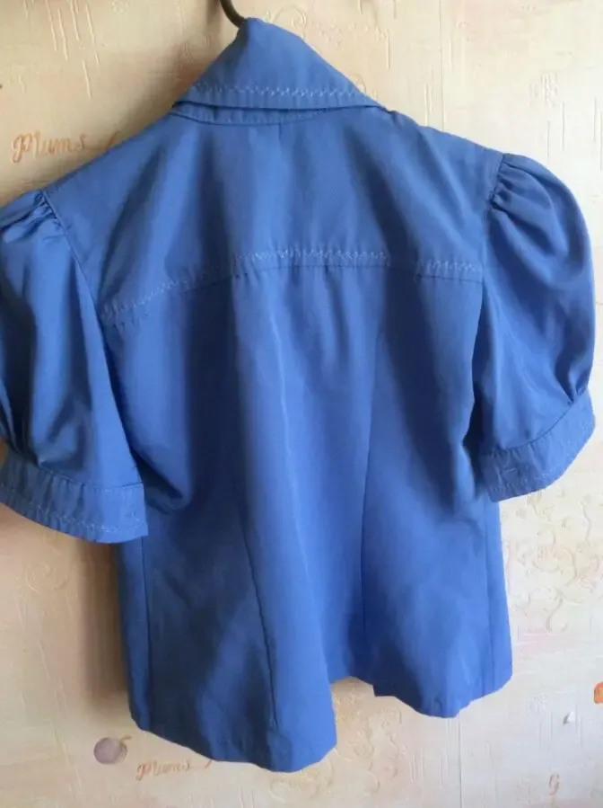 Школьная рубашка на девочку 2