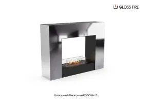 Напольный биокамин Edison-m3 тм Gloss Fire