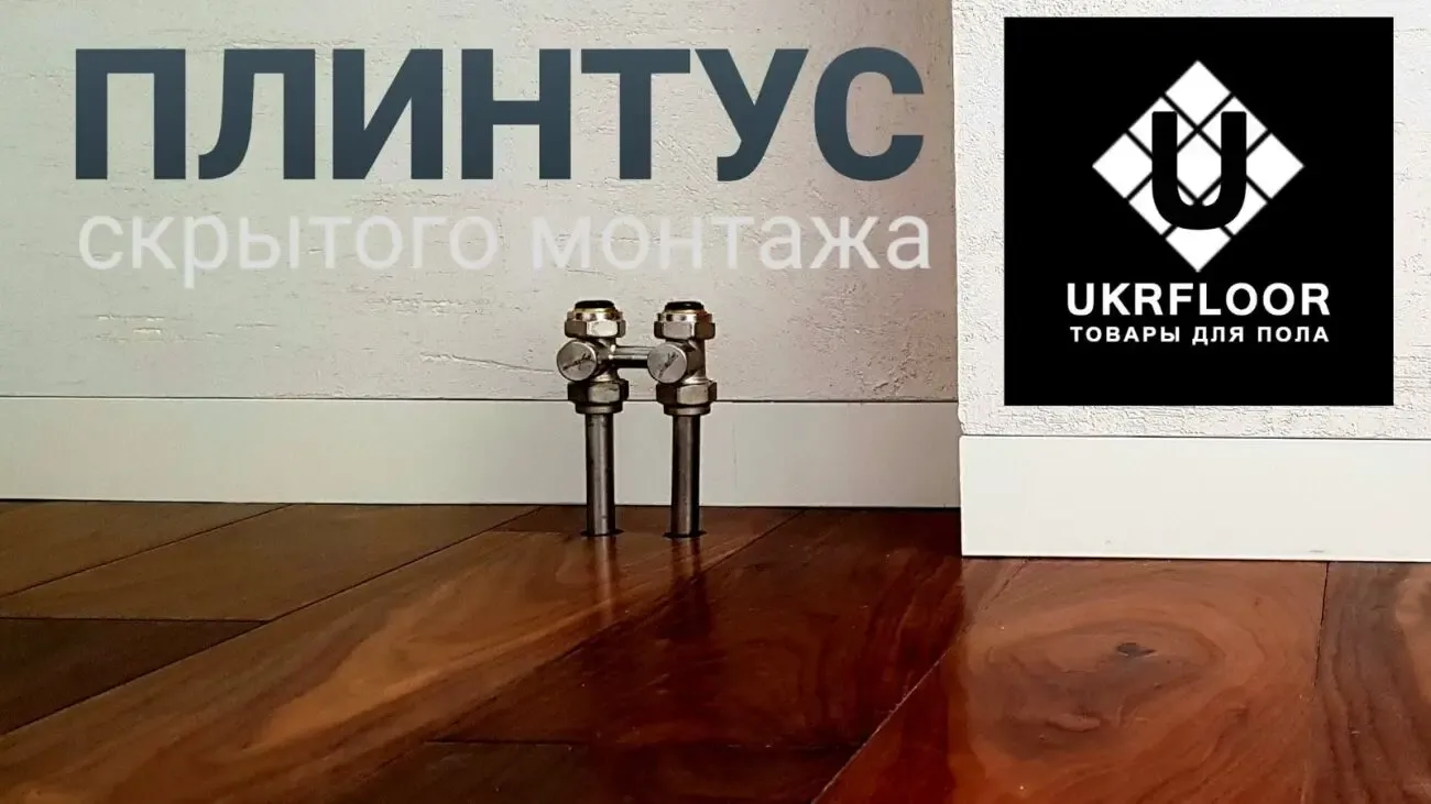 Плинтус скрытого монтажа вставка 10х60мм киев