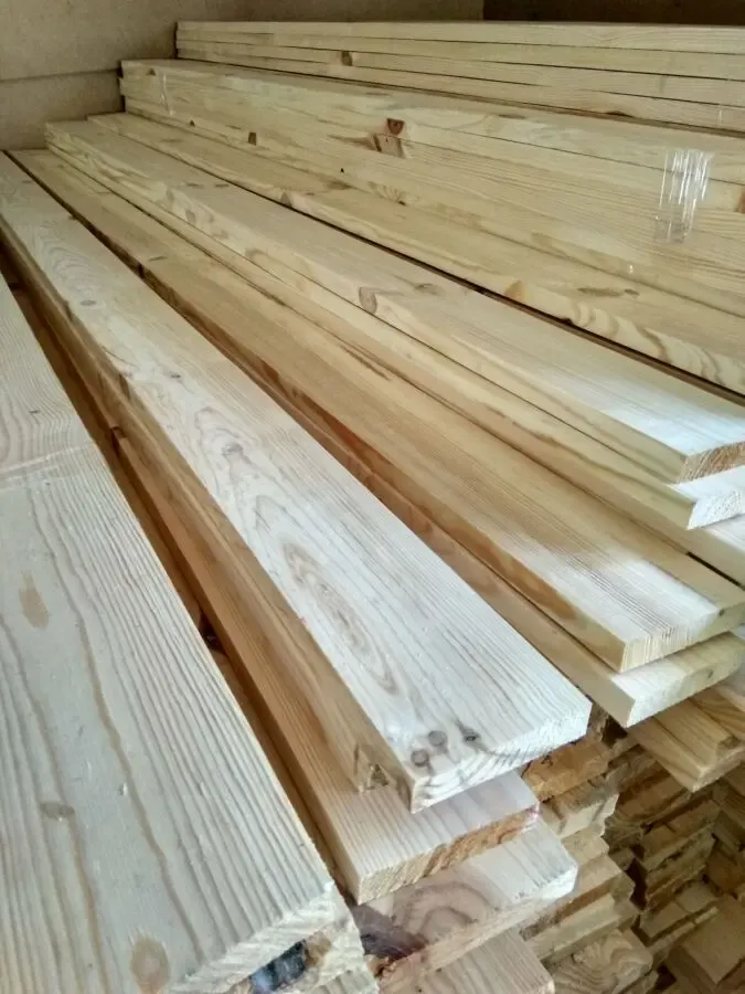 Доска строганная сухая 20х100 мм. фасадная сосна шлифованная доставка 2