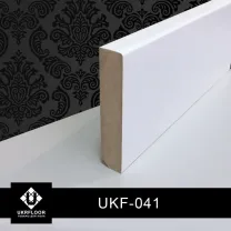 Плинтус МДФ крашеный белый 16х90мм