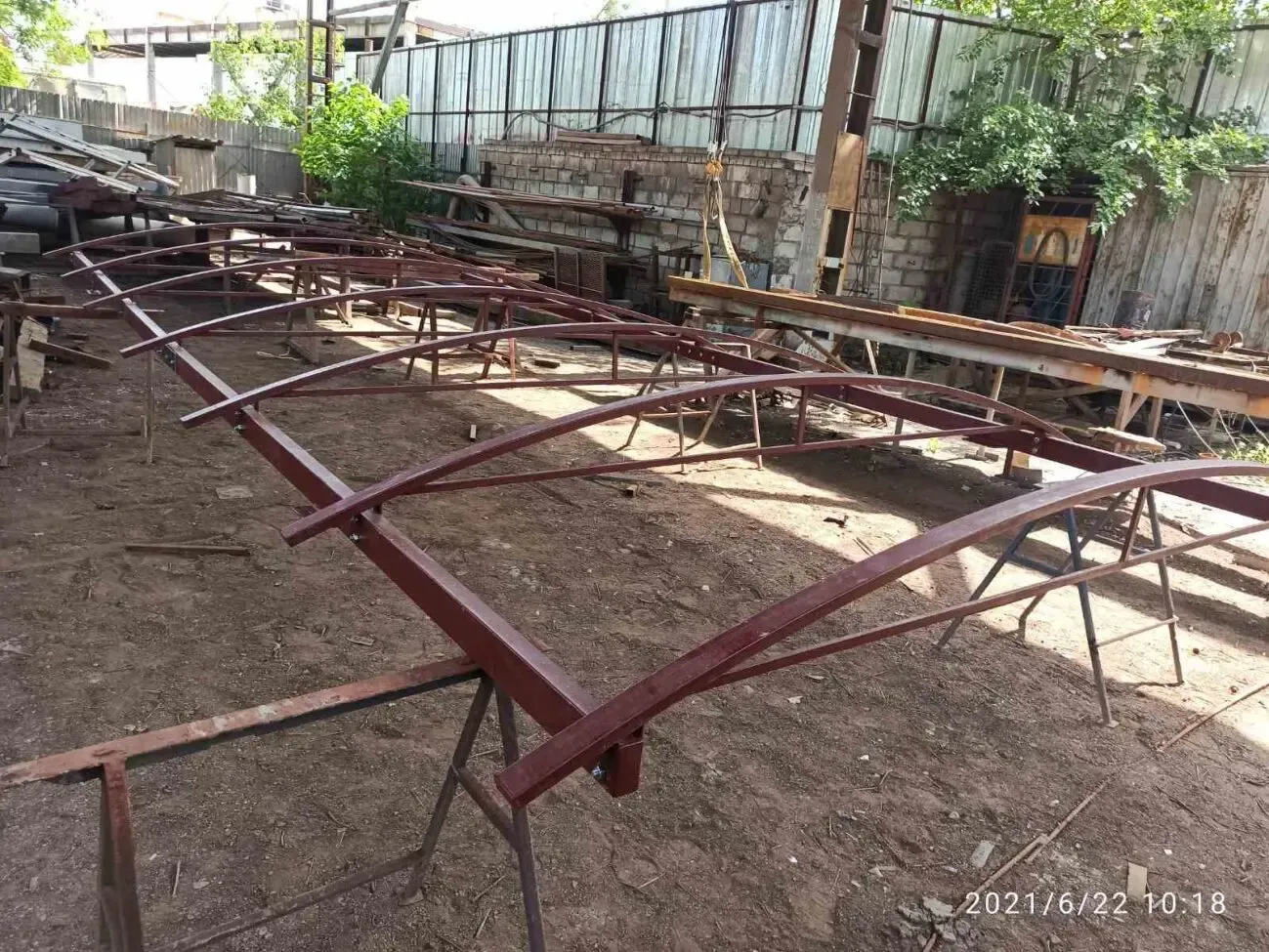 Продам б/у уголок 50х5, швеллер, металлоконструкции 3