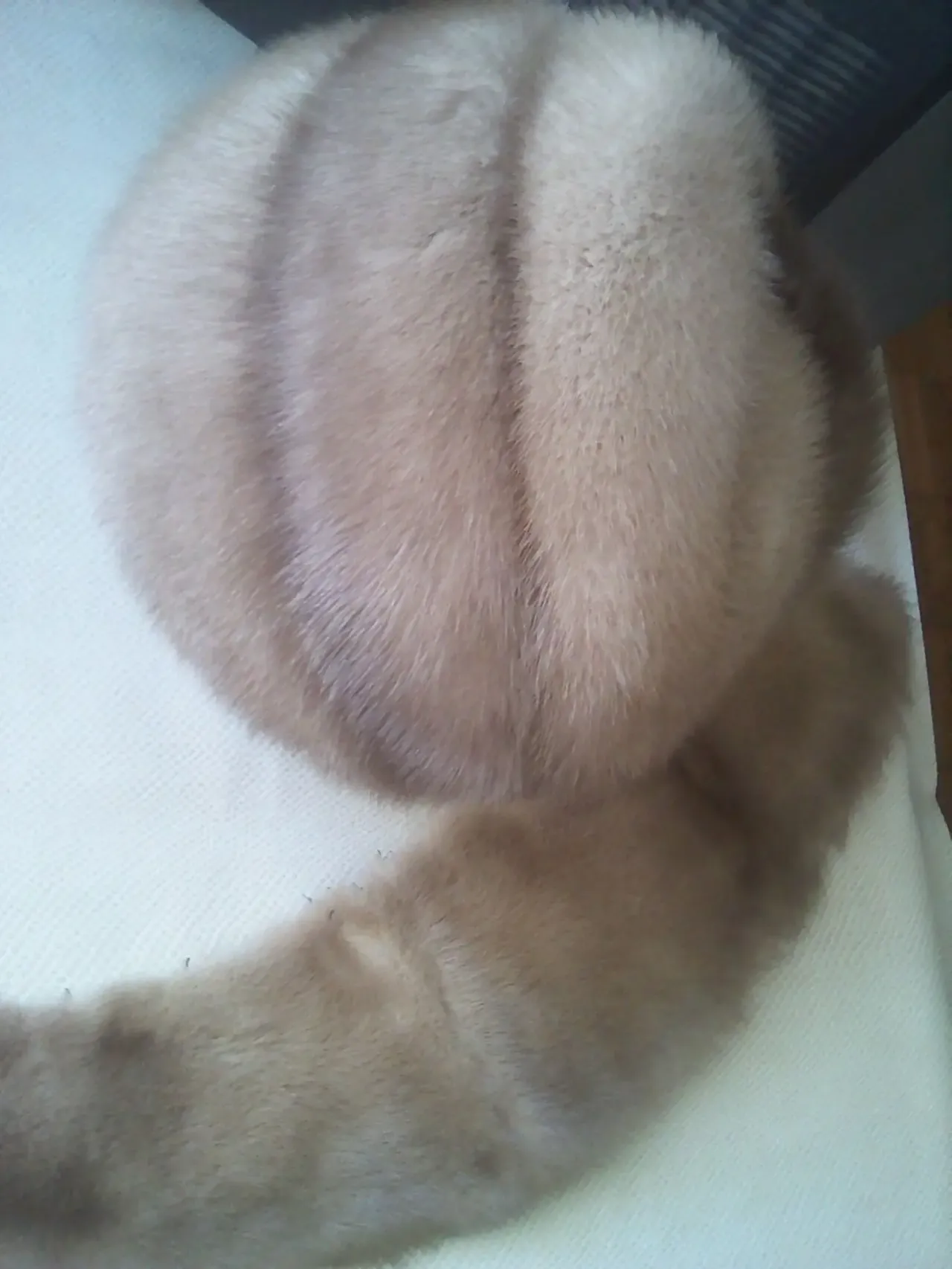 Шапка норковая женская р.55-56 с воротником 9