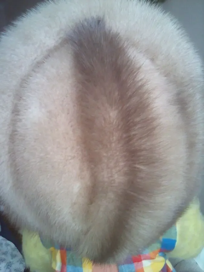 Шапка норковая женская р.55-56 с воротником 6