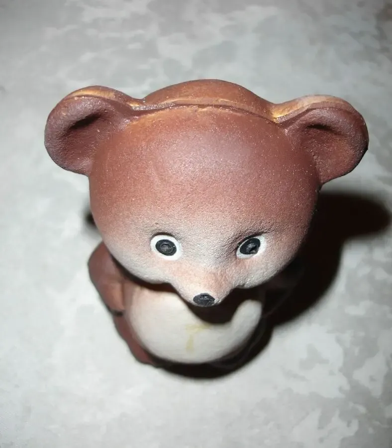 Игрушка/іграшка - медведь спортсмен; вис. 10 см; гумова; нова; ссср 3